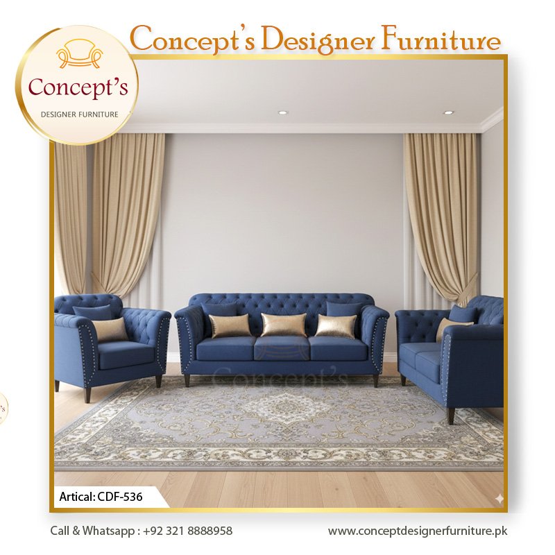 Compact Luxe Sofa Set