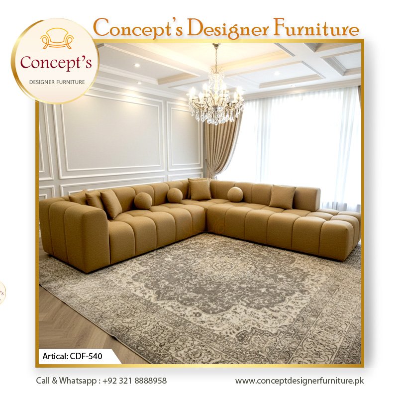 Iconic L Shape Sofa Set
